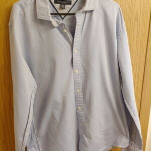 Men's Casual Light Blue Button Down Shirt